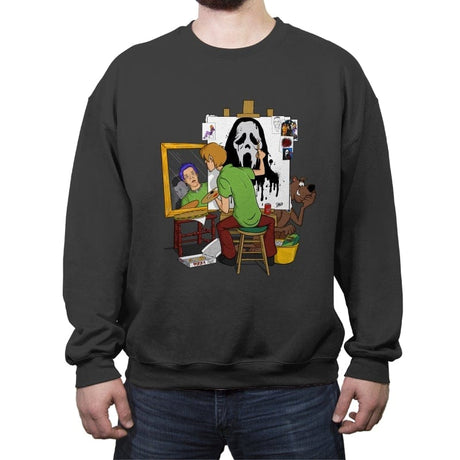 Shaggy the Killer Punk - Crew Neck Sweatshirt Crew Neck Sweatshirt RIPT Apparel Small / Charcoal