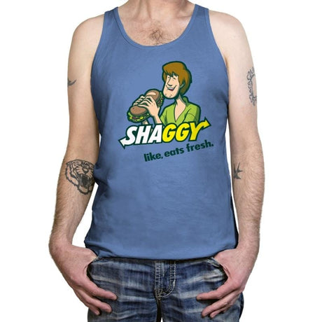 Shaggyway - Tanktop Tanktop RIPT Apparel X-Small / Blue Triblend