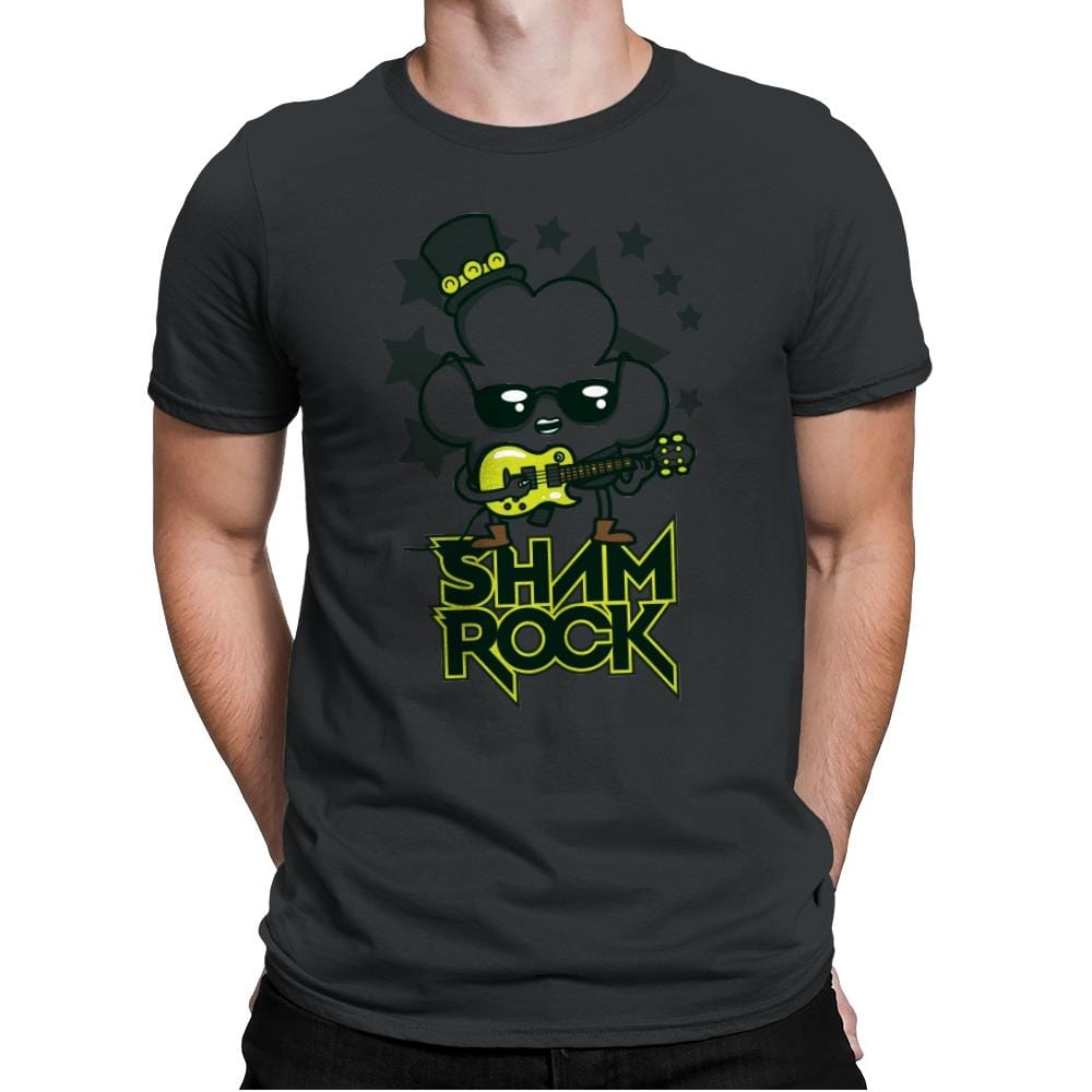 Shamrock - Mens Premium T-Shirts RIPT Apparel Small / Heavy Metal