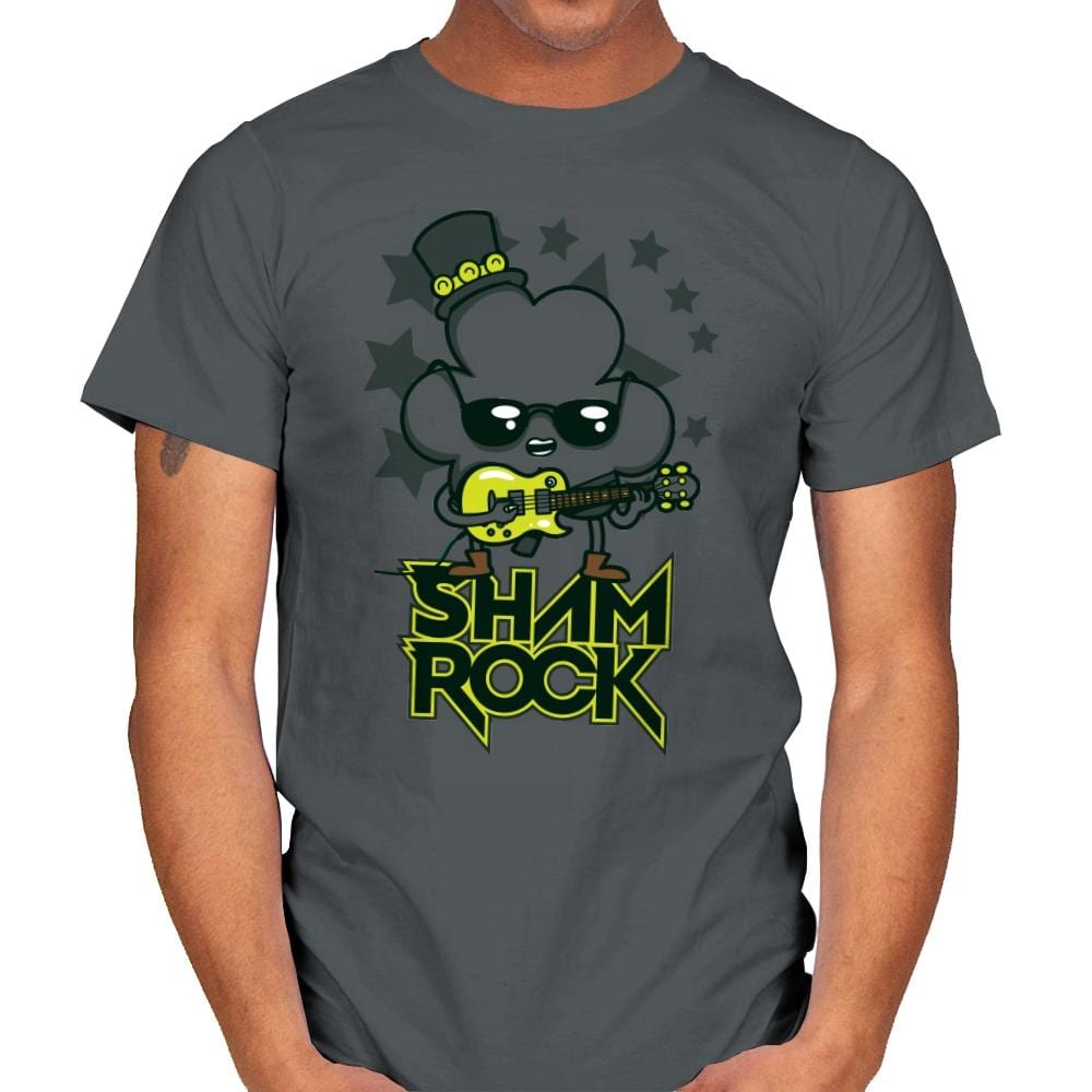 Shamrock - Mens T-Shirts RIPT Apparel Small / Charcoal