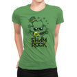 Shamrock - Womens Premium T-Shirts RIPT Apparel Small / Kelly Green