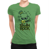Shamrock - Womens Premium T-Shirts RIPT Apparel Small / Kelly Green