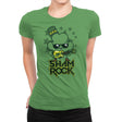 Shamrock - Womens Premium T-Shirts RIPT Apparel Small / Kelly Green