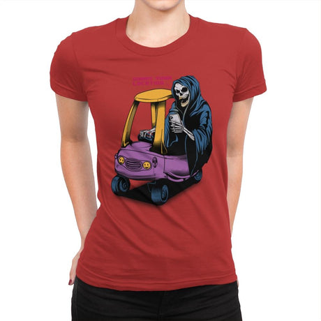 Share Your Location - Womens Premium T-Shirts RIPT Apparel Small / Red