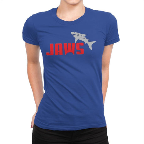 Shark Athletics - Womens Premium T-Shirts RIPT Apparel Small / Royal