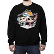 Shark & Lava - Crew Neck Sweatshirt Crew Neck Sweatshirt RIPT Apparel Small / Black