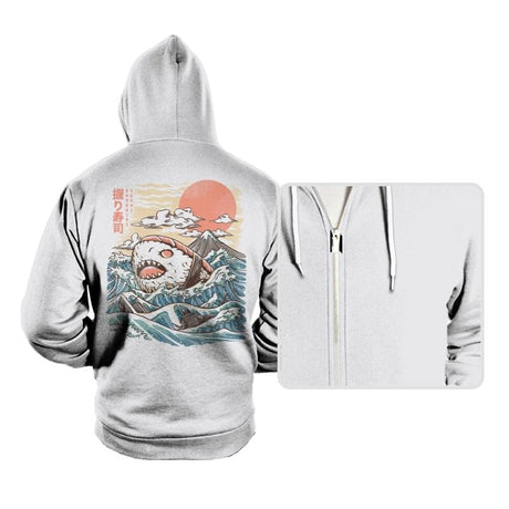 Sharkiri Sushi - Hoodies Hoodies RIPT Apparel Small / White