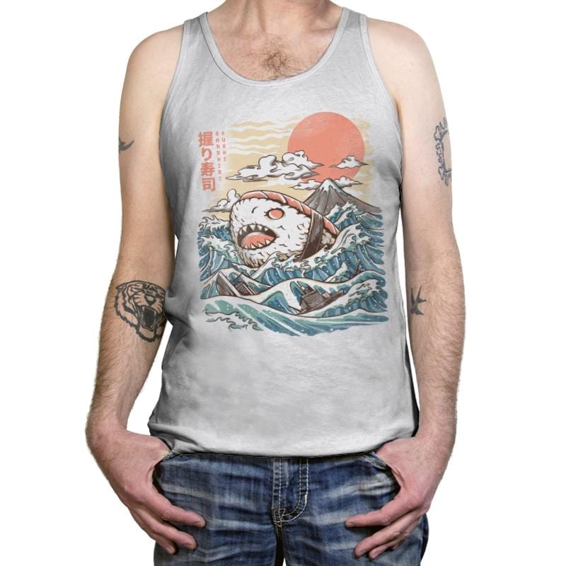 Sharkiri Sushi - Tanktop Tanktop RIPT Apparel