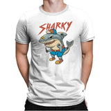 Sharky Boy - Mens Premium T-Shirts RIPT Apparel Small / White