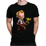 Shaun vs Zombies - Art Attack - Mens Premium T-Shirts RIPT Apparel Small / Black