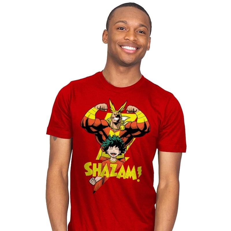 SHAZAM! - Mens T-Shirts RIPT Apparel Small / Red