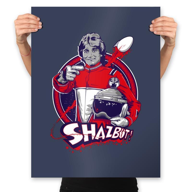 SHAZBOT - Prints Posters RIPT Apparel 18x24 / Navy