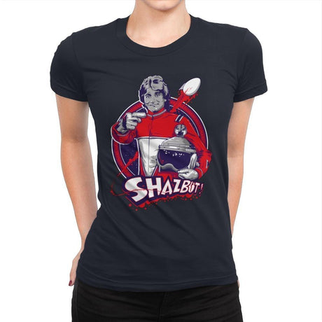 SHAZBOT - Womens Premium T-Shirts RIPT Apparel Small / Midnight Navy