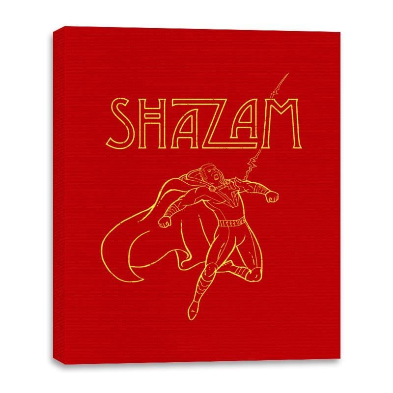 Shazeppelin - Canvas Wraps Canvas Wraps RIPT Apparel 16x20 / Red