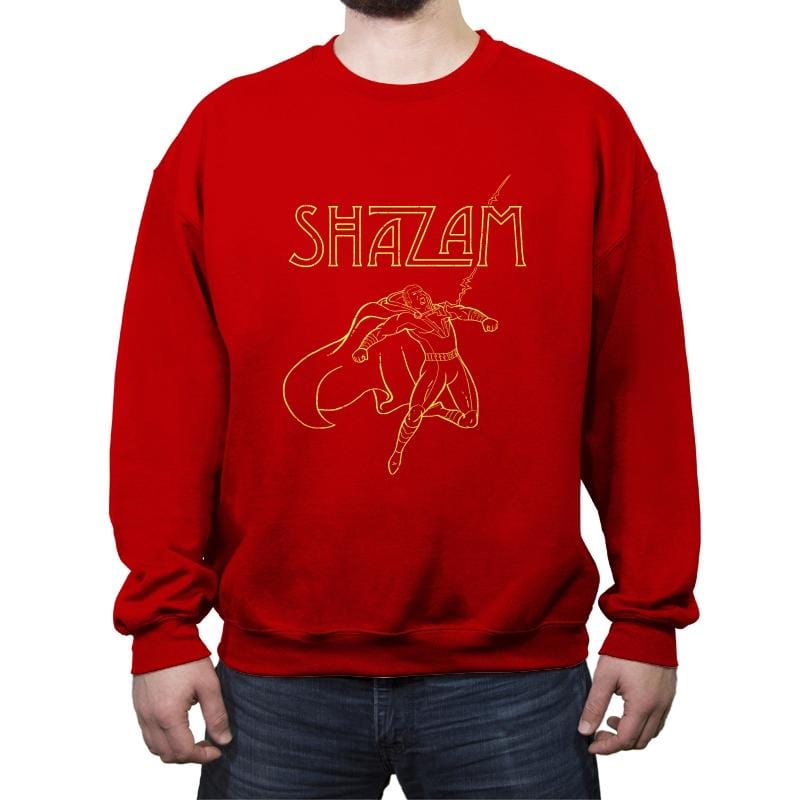 Shazeppelin - Crew Neck Sweatshirt Crew Neck Sweatshirt RIPT Apparel Small / Red