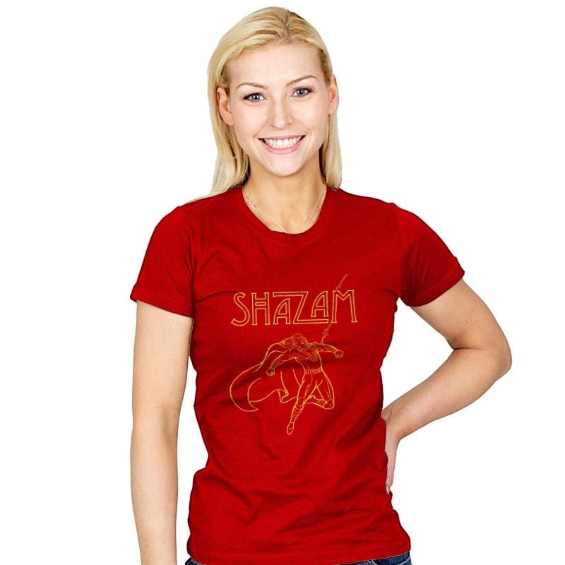Shazeppelin - Womens T-Shirts RIPT Apparel Small / Red