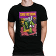 She Fiction - Mens Premium T-Shirts RIPT Apparel Small / Black