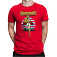 She Runs - Mens Premium T-Shirts RIPT Apparel Small / Red
