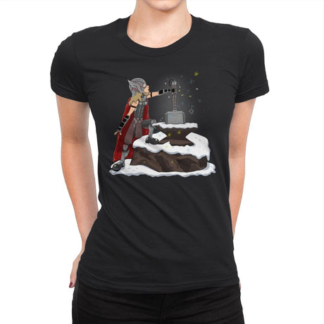 She's the One - Womens Premium T-Shirts RIPT Apparel Small / Black