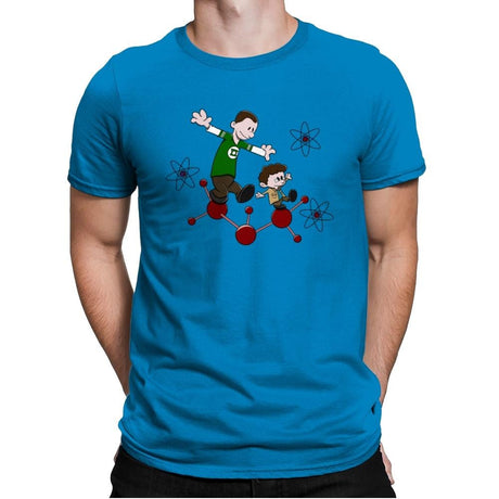 Sheldon e Leonard - Mens Premium T-Shirts RIPT Apparel Small / Turqouise