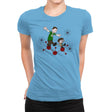 Sheldon e Leonard - Womens Premium T-Shirts RIPT Apparel Small / Turquoise