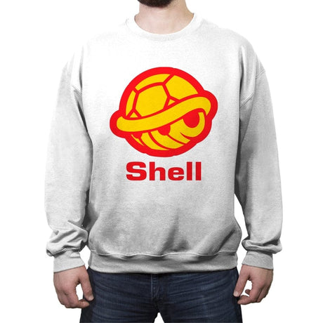 Shell - Crew Neck Sweatshirt Crew Neck Sweatshirt RIPT Apparel Small / White