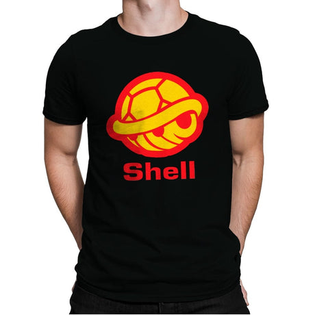 Shell - Mens Premium T-Shirts RIPT Apparel Small / Black
