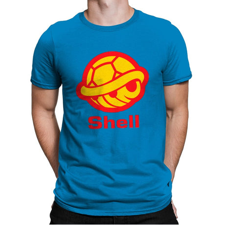 Shell - Mens Premium T-Shirts RIPT Apparel Small / Turqouise