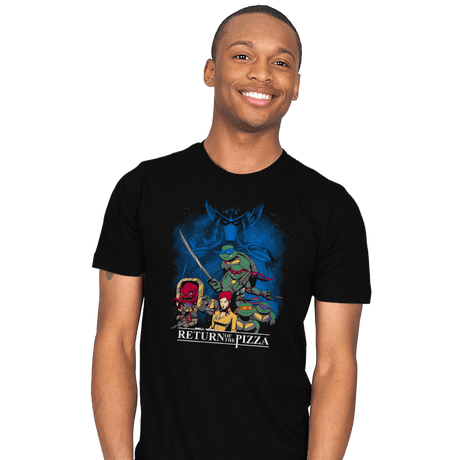 Shell Wars: Return of the Pizza - Mens T-Shirts RIPT Apparel