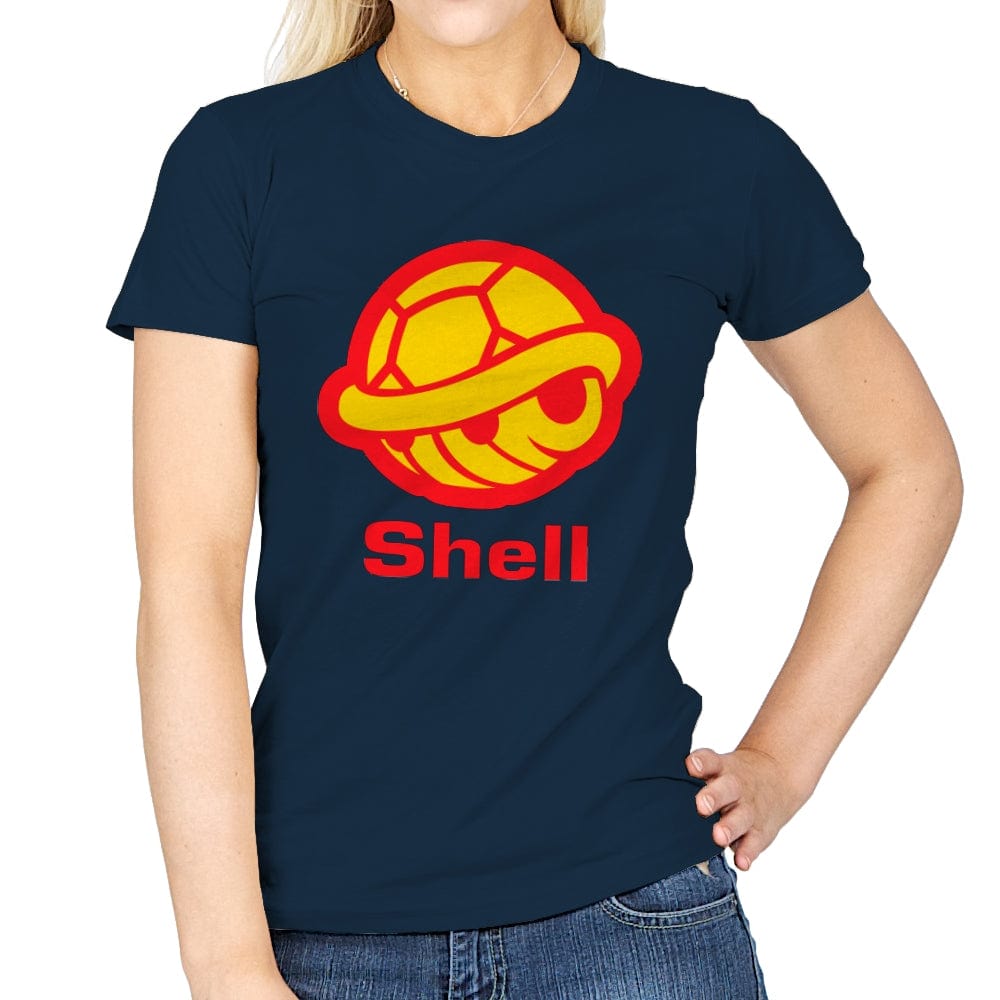 Shell - Womens T-Shirts RIPT Apparel Small / Navy