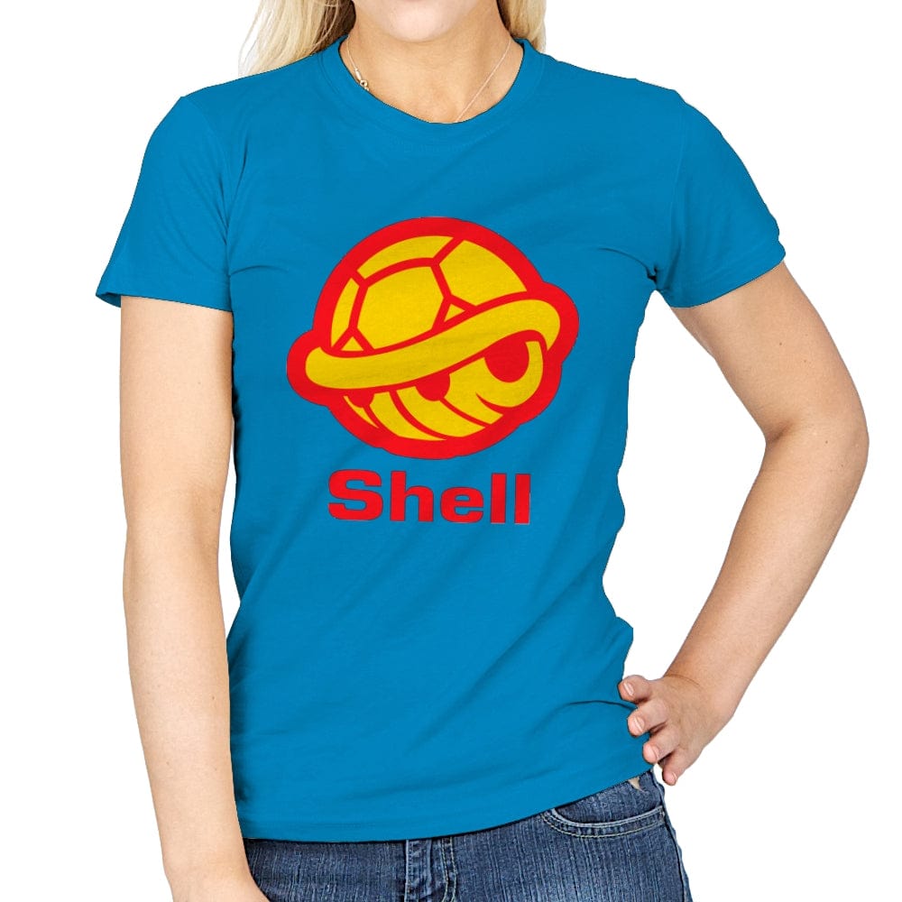 Shell - Womens T-Shirts RIPT Apparel Small / Sapphire