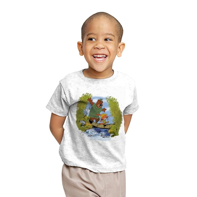 Sherwood Awaits - Youth T-Shirts RIPT Apparel X-small / White