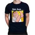 Shh Aaaa - Mens Premium T-Shirts RIPT Apparel Small / Midnight Navy
