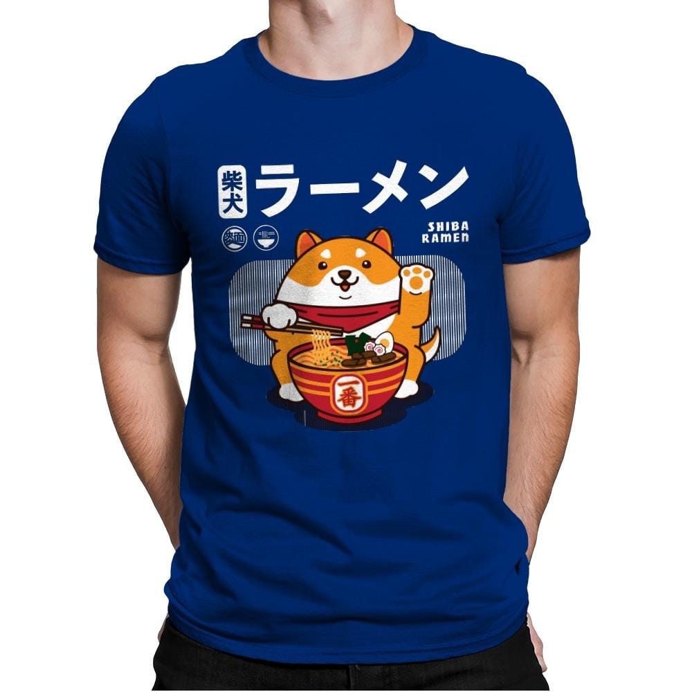 Shiba Ramen - Mens Premium T-Shirts RIPT Apparel Small / Royal