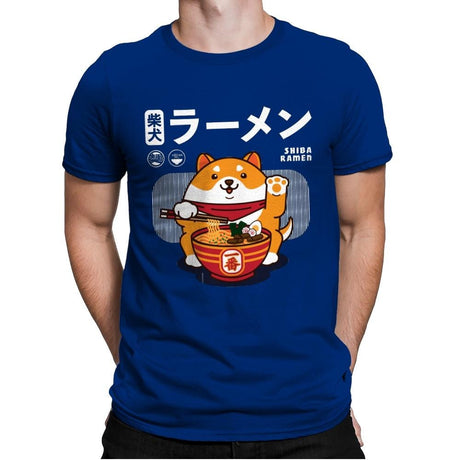 Shiba Ramen - Mens Premium T-Shirts RIPT Apparel Small / Royal
