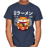 Shiba Ramen - Mens T-Shirts RIPT Apparel Small / Navy