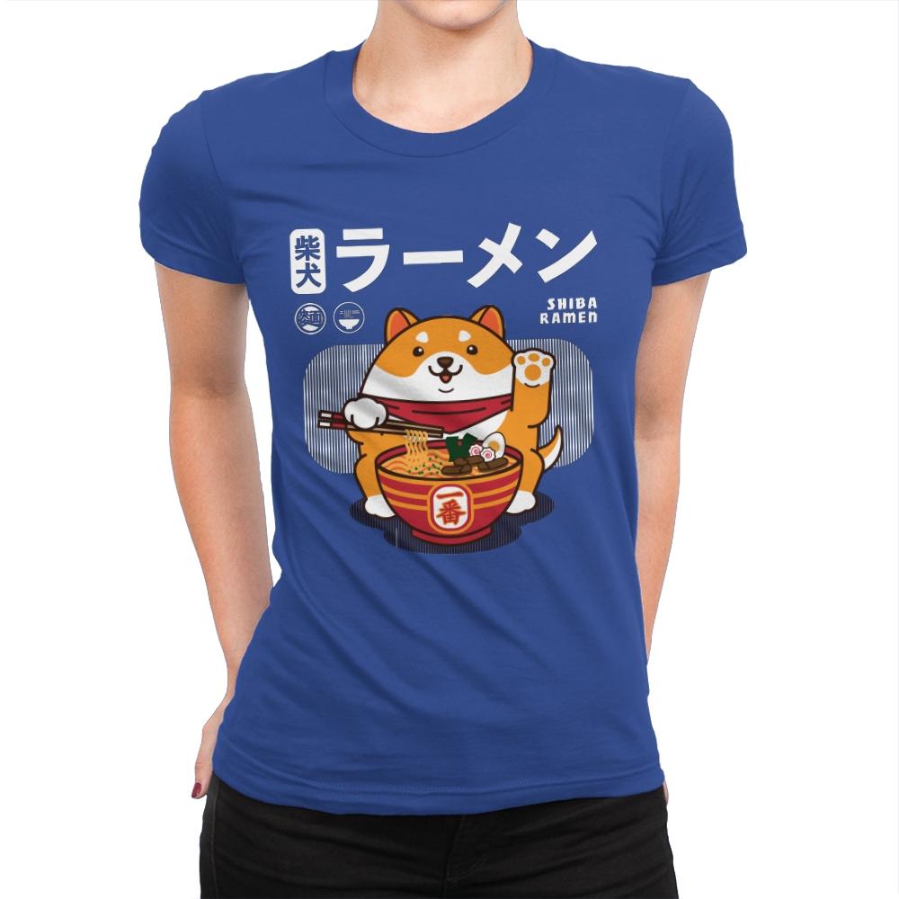 Shiba Ramen - Womens Premium T-Shirts RIPT Apparel Small / Royal