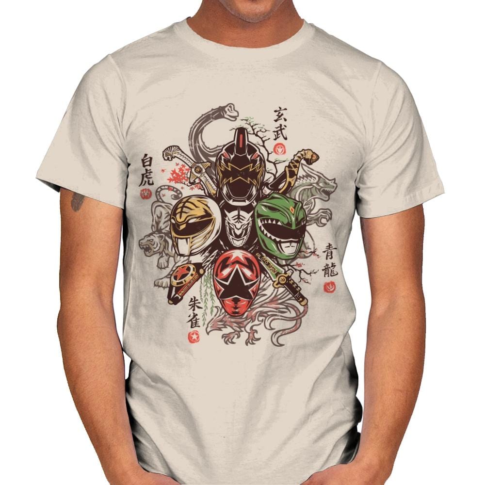 Shijin Rangers - Best Seller - Mens T-Shirts RIPT Apparel Small / Natural