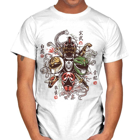 Shijin Rangers - Best Seller - Mens T-Shirts RIPT Apparel Small / White