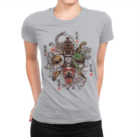 Shijin Rangers - Best Seller - Womens Premium T-Shirts RIPT Apparel Small / Heather Grey