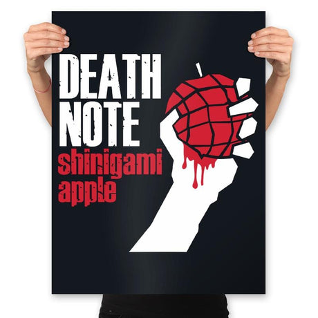 Shinigami Apple - Prints Posters RIPT Apparel 18x24 / Black