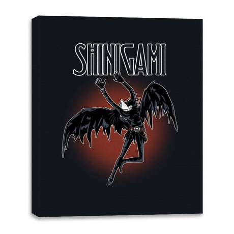 Shinigami - Canvas Wraps Canvas Wraps RIPT Apparel 16x20 / Black