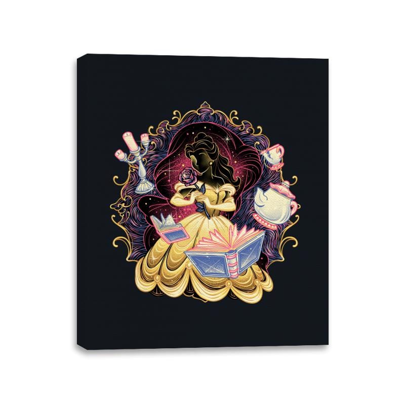 Shining Beauty - Canvas Wraps Canvas Wraps RIPT Apparel 11x14 / Black