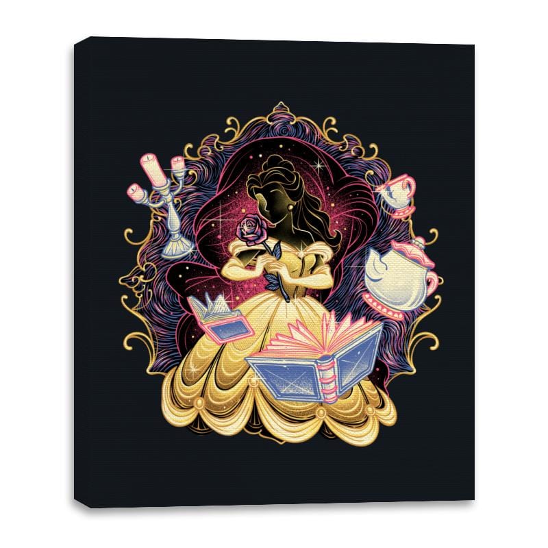 Shining Beauty - Canvas Wraps Canvas Wraps RIPT Apparel 16x20 / Black