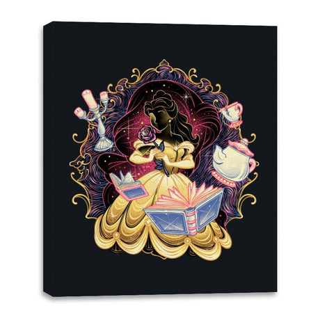 Shining Beauty - Canvas Wraps Canvas Wraps RIPT Apparel 16x20 / Black