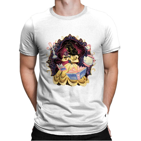 Shining Beauty - Mens Premium T-Shirts RIPT Apparel Small / White