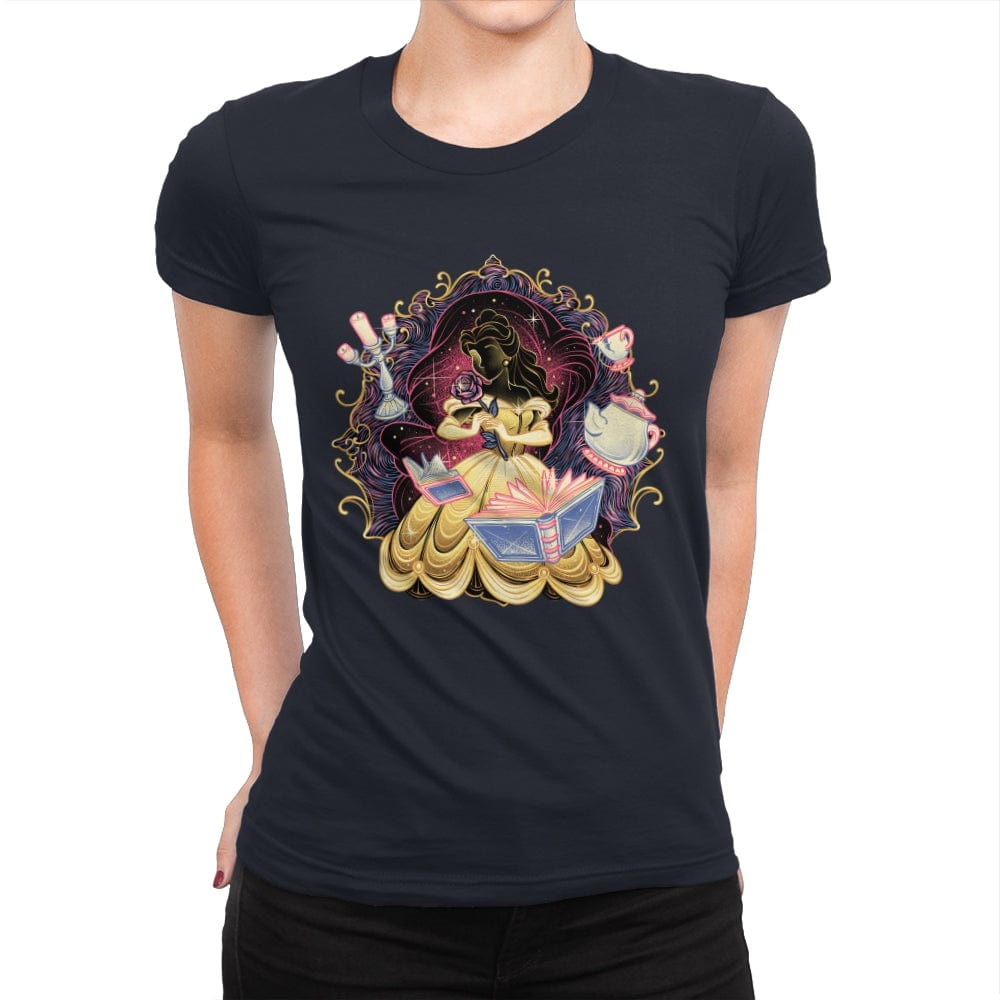 Shining Beauty - Womens Premium T-Shirts RIPT Apparel Small / Midnight Navy