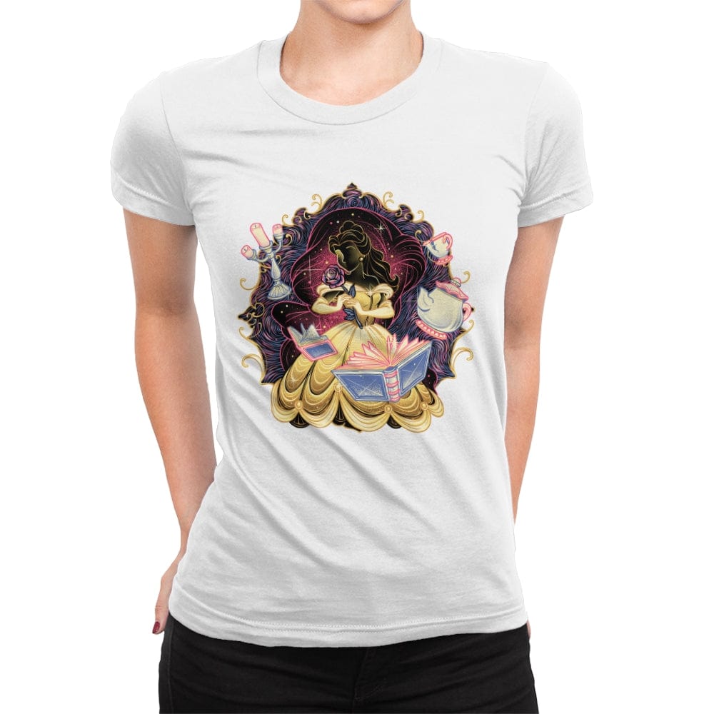 Shining Beauty - Womens Premium T-Shirts RIPT Apparel Small / White