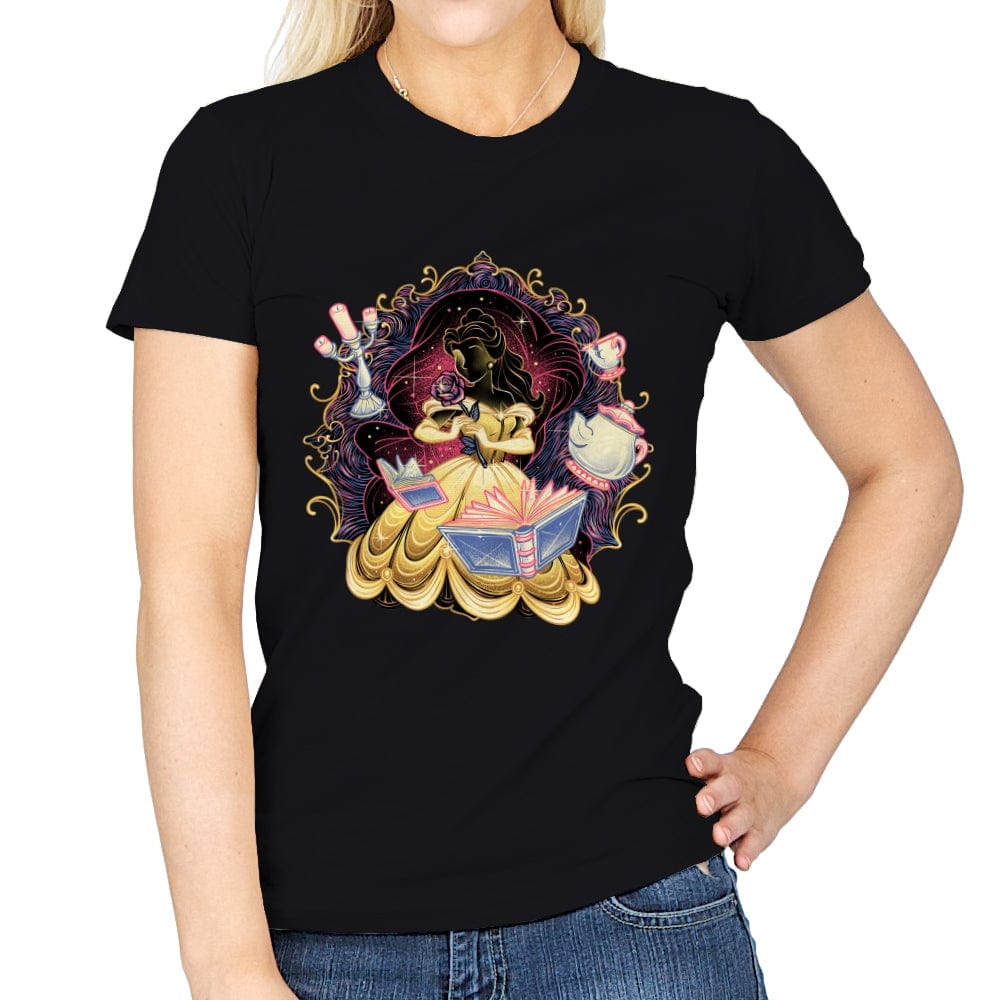 Shining Beauty - Womens T-Shirts RIPT Apparel Small / Black