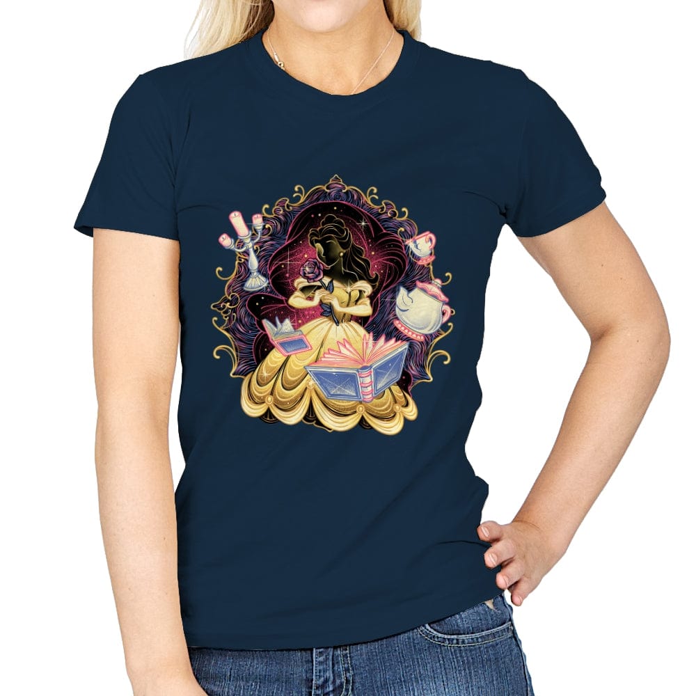 Shining Beauty - Womens T-Shirts RIPT Apparel Small / Navy